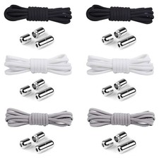 6 Paia Elastici Lacci Senza